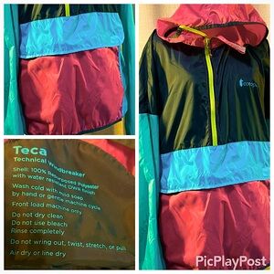 Cotopaxi WINDBREAKER Jacket Pullover, lightweight summer hikes, camping, college